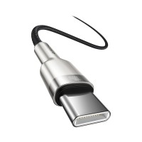 Καλώδιο φόρτισης και δεδομένων 2.0 USB-C σε USB-C με μεταλλικά βύσματα